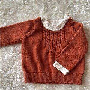 Newborn  Orange Sweater